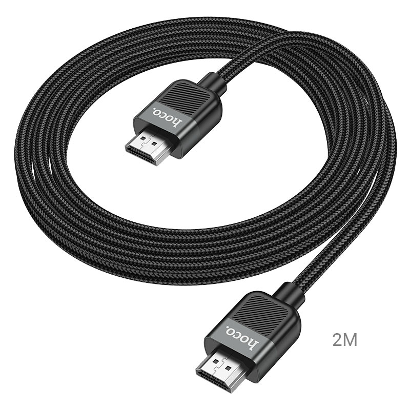 Hoco Us09 Cutting Edge 4K Hdtv To Hdtv Video Cable 18Gbps Transfer Speed Supports 4K 60Hz Hdtv2 0 Aluminum Alloy Nylon Braid Available In 1M 2M 3M And 5M Lengths“ Premium Quality, Stylish & Durable Protective Case